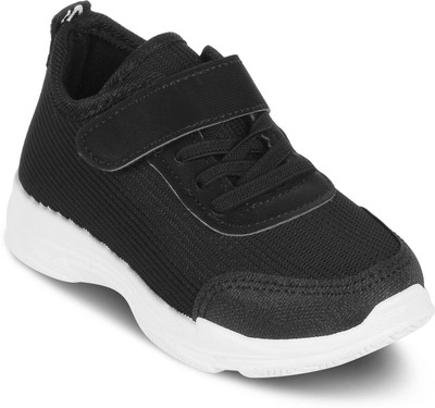 

KITTENS Boys Slip on Running Shoes(Black