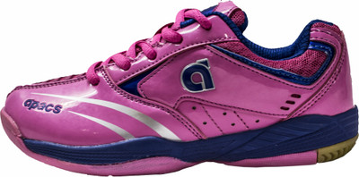 

APACS Boys & Girls Lace Badminton Shoes(Pink