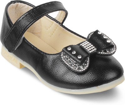

KITTENS Girls Slip on Ballerinas(Black