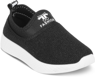 

KITTENS Boys Slip on Sneakers(Black