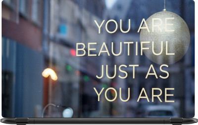 

Lapower You are beautiful as you are Vinyl Laptop Decal 15.6
