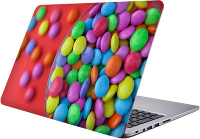 

PRINTCLUB candy Laptop Sticker 15.6 inch-Premium Quality, UV Printed, Laminated, Bubble Free, Scratchproof Laptop Skin-122 Vinyl Laptop Decal 15.6