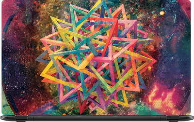 

Lapower Star made of multiple triangles Vinyl Laptop Decal 15.6