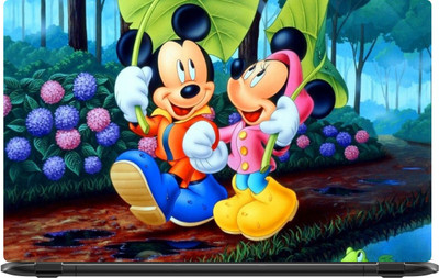 

Lapower Mickey and minnie in rainy season Vinyl Laptop Decal 15.6
