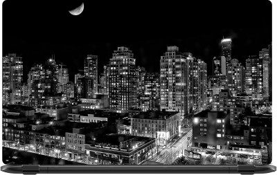 

Lapower View of buildings at night Vinyl Laptop Decal 15.6