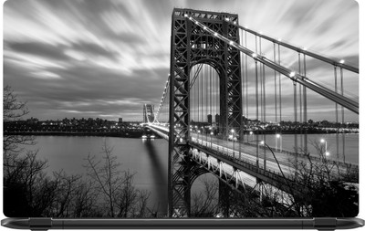 

Lapower Marvelous bridge on the sea Vinyl Laptop Decal 15.6