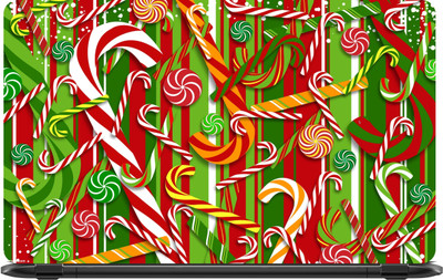 

Lapower X-mas sticks and lollipops Vinyl Laptop Decal 15.6