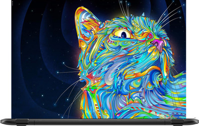 

Lapower Coloured fierce cat Vinyl Laptop Decal 15.6