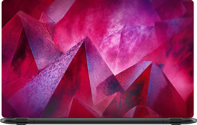 

Lapower Red and pink colour triangles Vinyl Laptop Decal 15.6