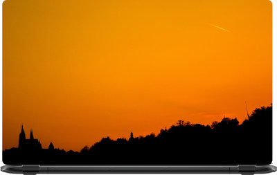 

Lapower City during sunset Vinyl Laptop Decal 15.6