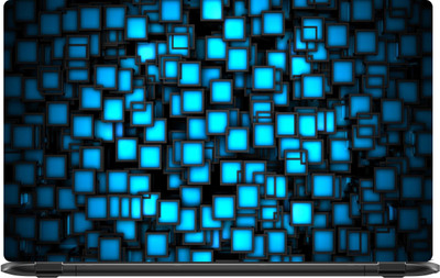 

Lapower Light coloured blue cubes Vinyl Laptop Decal 15.6