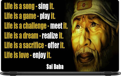 

Lapower Sai Baba Quotes Vinyl Laptop Decal 15.6