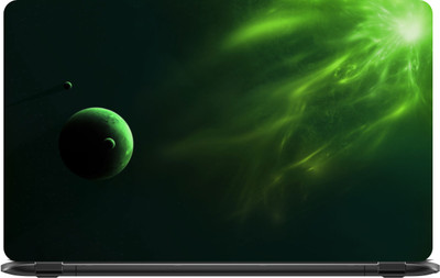 

Lapower Planets in green light Vinyl Laptop Decal 15.6