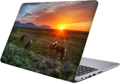 

PRINTCLUB horses Laptop Sticker 15.6 inch-Premium Quality, UV Printed, Laminated, Bubble Free, Scratchproof Laptop Skin-727 Vinyl Laptop Decal 15.6