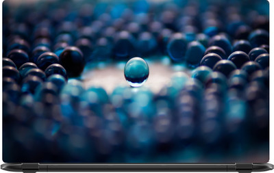 

Lapower Beautiful blue marbles Vinyl Laptop Decal 15.6