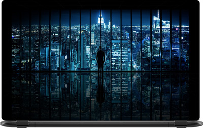 

Lapower Man standing inside a building Vinyl Laptop Decal 15.6