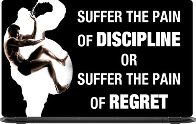 

Lapower Discipline and regret Vinyl Laptop Decal 15.6