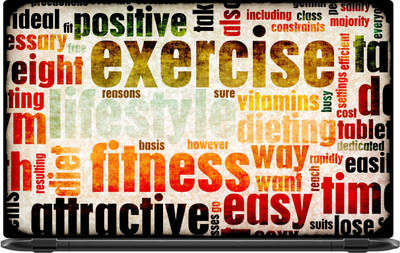 

Lapower Exercise and fitness Vinyl Laptop Decal 15.6