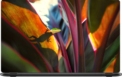 

Lapower Chameleon in colourful leaves Vinyl Laptop Decal 15.6