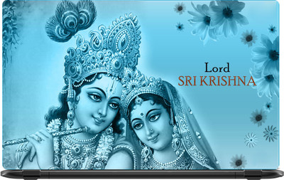 

Lapower Lord shri krishna and radha Vinyl Laptop Decal 15.6