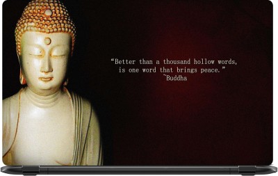 

Lapower Buddha sayings on words Vinyl Laptop Decal 15.6