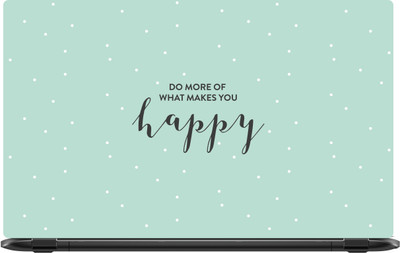 

Lapower Do more what makes you happy Vinyl Laptop Decal 15.6