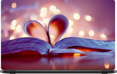 

Lapower Beautiful heart in a book Vinyl Laptop Decal 15.6