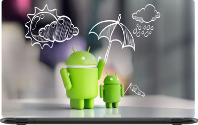 

Lapower Android Family Vinyl Laptop Decal 15.6