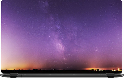 

Lapower Starry purple night sky Vinyl Laptop Decal 15.6