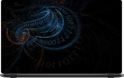 

Lapower Binary digits Vinyl Laptop Decal 15.6