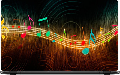 

Lapower Notes of music Vinyl Laptop Decal 15.6