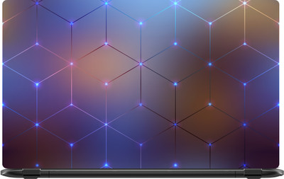 

Lapower Pattern in hexagonal shape Vinyl Laptop Decal 15.6