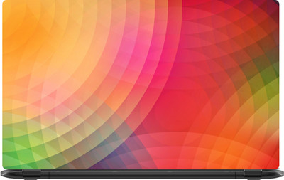 

Lapower Beautiful pattern of pink, orange and green colour Vinyl Laptop Decal 15.6