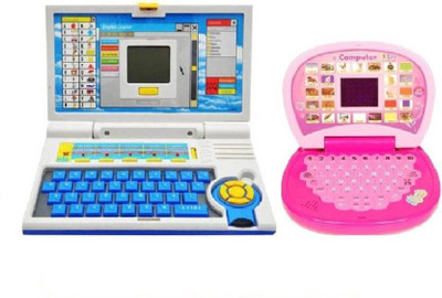 

Kiskeya kids COMBO OF ENGLISH LEARNER LAPTOP FOR KIDS (Multicolor)