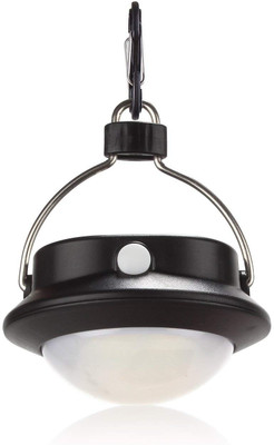 

TinyBrite Battery Powered Round LED Tent Light for Emergency, Camping, Power Outages LED Lantern(Black)