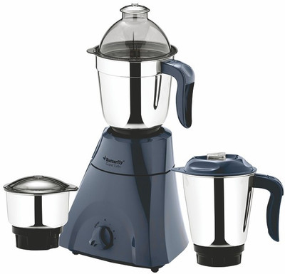 

Butterfly Grand-Turbo-3j1 750 Juicer Mixer Grinder(Multicolor, 3 Jars)