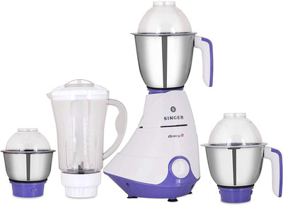 

Singer Save Ur Time & Grind in Style 750 Juicer Mixer Grinder(Multicolor, 4 Jars)