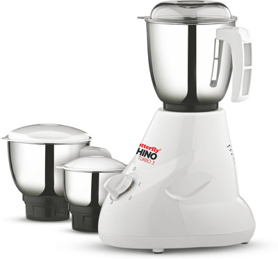 

Butterfly Rhino-Turbo3-3j2 750 Juicer Mixer Grinder(Multicolor, 3 Jars)