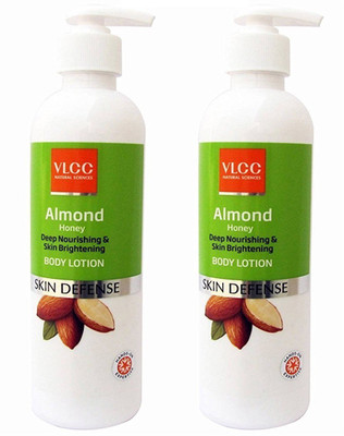 

VLCC Almond Honey Deep Nourishing and Skin Brightening Body Lotion pack of 2(700 ml)