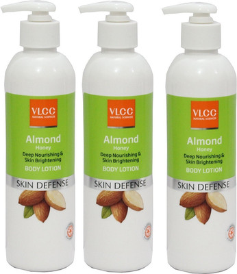 

VLCC Almond Honey Deep Nourishing and Skin Brightening Body Lotion pack of 3(1050 ml)