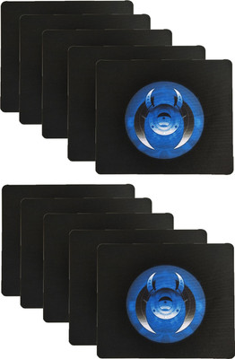 

Oxyura "Pack Of 10" Non Slip Rubber Ergonomic Surface Mouse Pad Mousepad(Black)