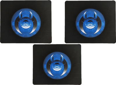 

Oxyura "Pack Of 3" Non Slip Rubber Ergonomic Surface Mouse Pad Mousepad(Black)