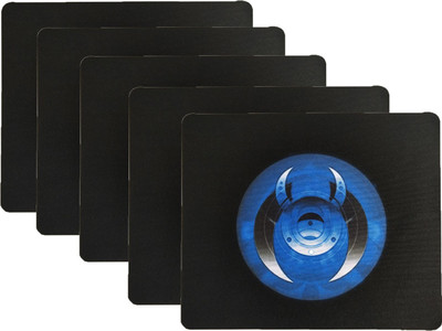 

Oxyura "Pack Of 5" Non Slip Rubber Ergonomic Surface Mousepad(Black)