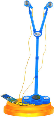 

Miss & Chief MP3 Star Party Dual Microphone With MP3 Function With Adjustable Heights(Multicolor)