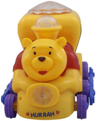 

jojoss Pooh Train AKH1186 Bumps Engine Toy with Light Music, Multicolour for 3+ Kids(Yellow)