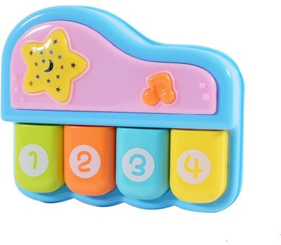 

Skywalk Mini Musical Piano Toy with Light and Lullaby(Multicolor)