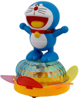 

Kimaya Sports Kimaya Toys Dancing Doraemon with Bump and Go Action Music and 3D Lights (Multicolor)(Blue)