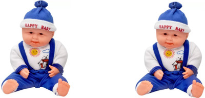 

Kanchan Toys Laughing Baby For Kids Pack Of 2(Blue)