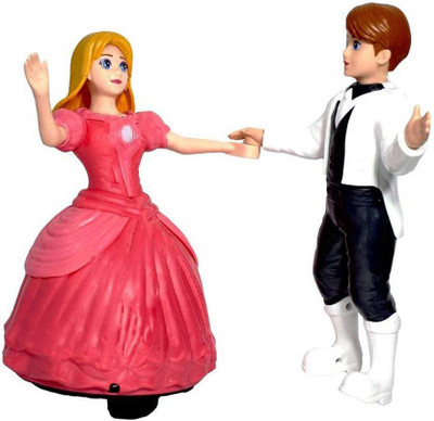 

Kiskeya Dancing Couple Angel Doll and Prince, Tango Dance with Light and Music 360 Degree Rotation (Multicolor)