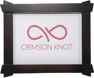 Crimson Knot Acrylic Table Photo Frame(Brown, 1 Photo(s), 4 x 6 in)